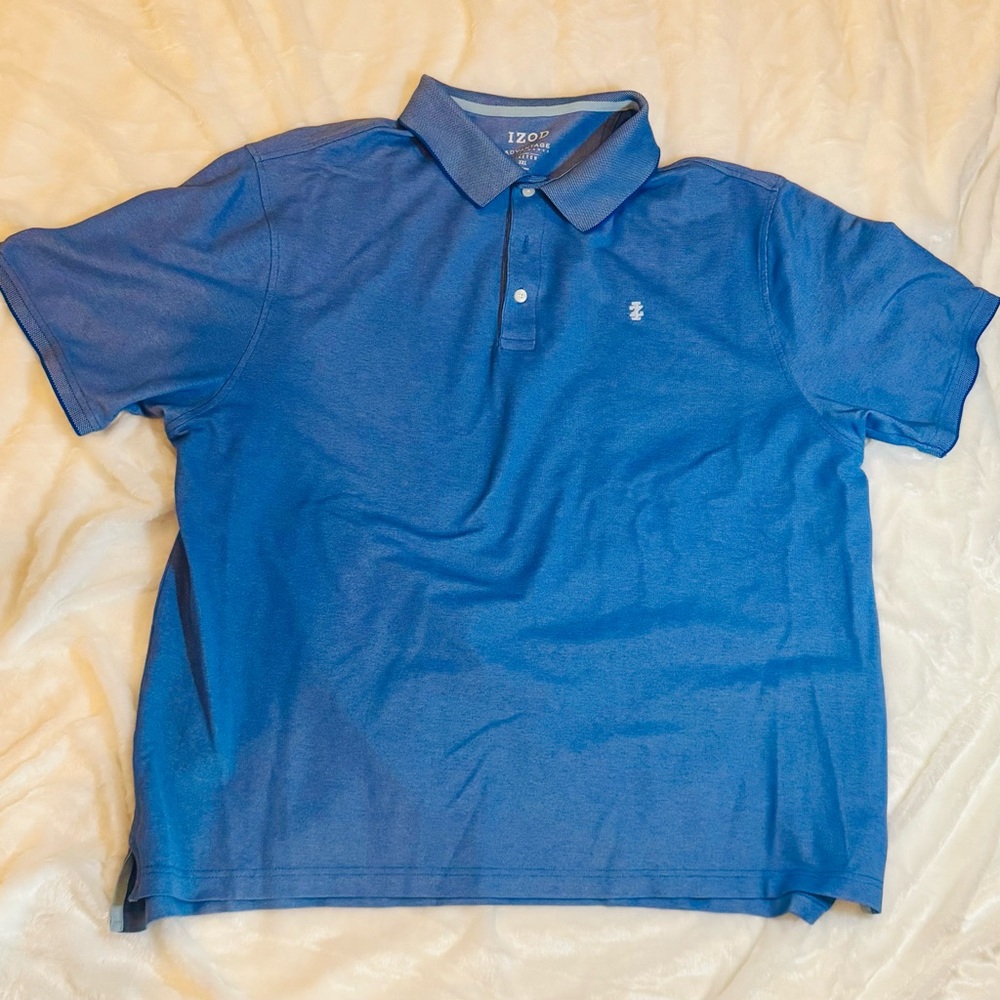 IZOD Men's Blue Polo Shirt